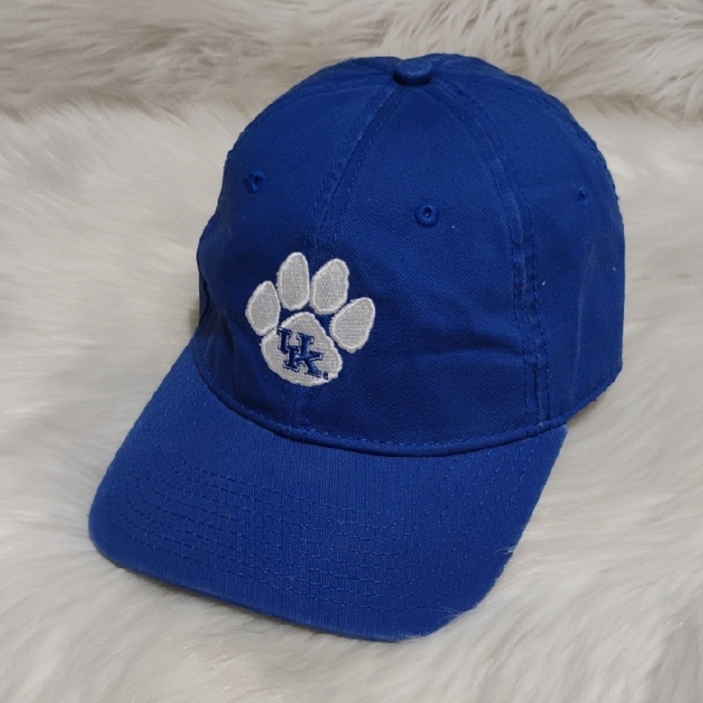 HTF! The Game Blue Kentucky Girl Cap with White Paw Print